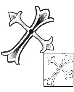 Cross Tattoo Religious & Spiritual tattoo | TEF-00026