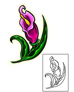 Calla Lily Tattoo Plant Life tattoo | TGF-00011