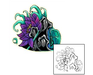 Flower Tattoo Plant Life tattoo | TGF-00012