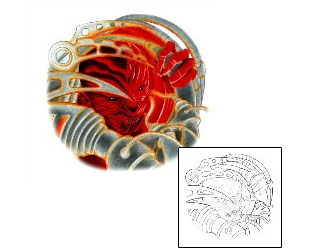 Biomechanical Tattoo Tattoo Styles tattoo | TGF-00025