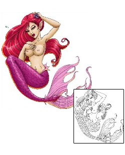 Mermaid Tattoo Mythology tattoo | THF-00004