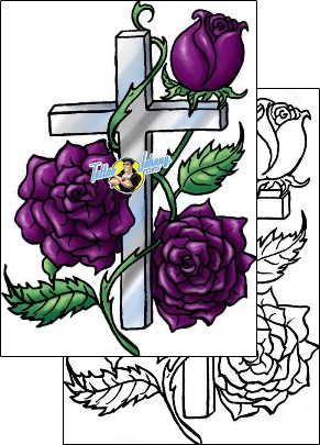 Rose Tattoo cross-tattoos-therese-l-davis-thf-00067