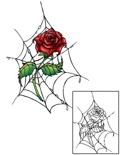 Rose Tattoo Plant Life tattoo | THF-00079
