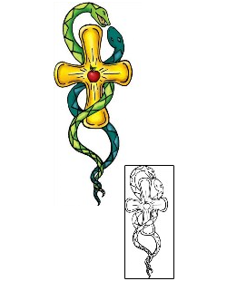Snake Tattoo Religious & Spiritual tattoo | THF-00086