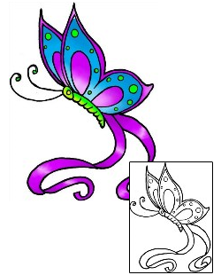 Butterfly Tattoo For Women tattoo | THF-00110