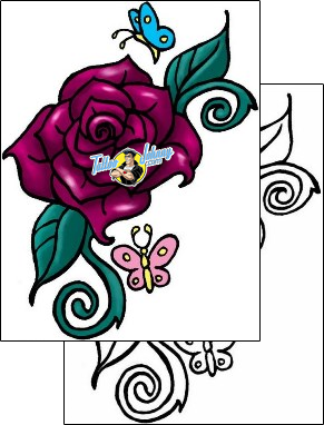 Rose Tattoo plant-life-rose-tattoos-therese-l-davis-thf-00111
