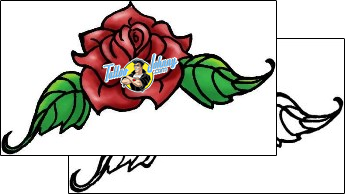 Rose Tattoo plant-life-rose-tattoos-therese-l-davis-thf-00116