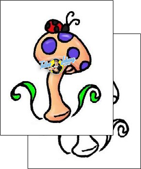 Mushroom Tattoo thf-00139