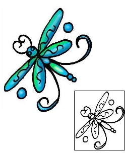 Dragonfly Tattoo Insects tattoo | THF-00183