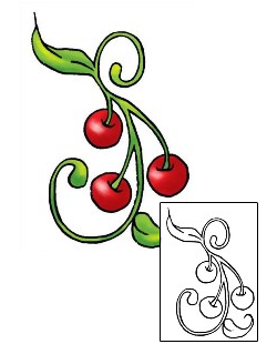 Cherry Tattoo For Women tattoo | THF-00211