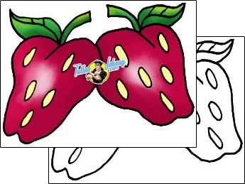 Strawberry Tattoo thf-00215