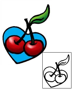 Cherry Tattoo For Women tattoo | THF-00218