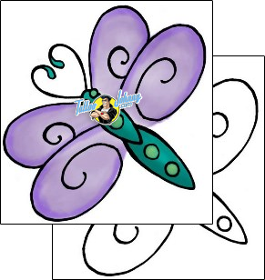 Dragonfly Tattoo insects-dragonfly-tattoos-therese-l-davis-thf-00225