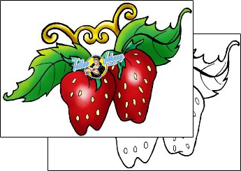 Strawberry Tattoo thf-00249