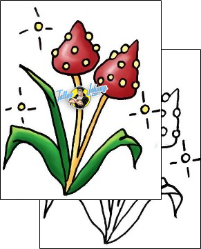 Flower Tattoo plant-life-flowers-tattoos-therese-l-davis-thf-00260