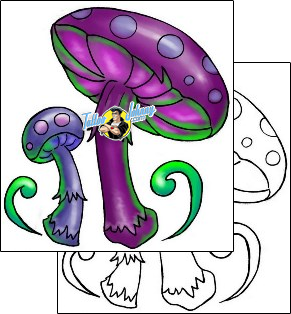 Mushroom Tattoo thf-00264