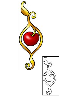 Cherry Tattoo For Women tattoo | THF-00267