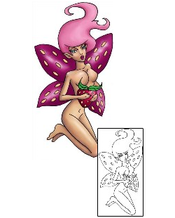 Strawberry Tattoo Sadie Fairy Tattoo