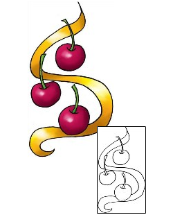 Cherry Tattoo For Women tattoo | THF-00290