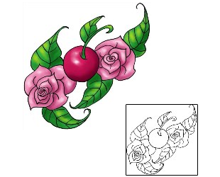 Cherry Tattoo Plant Life tattoo | THF-00292