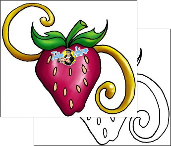 Strawberry Tattoo thf-00308