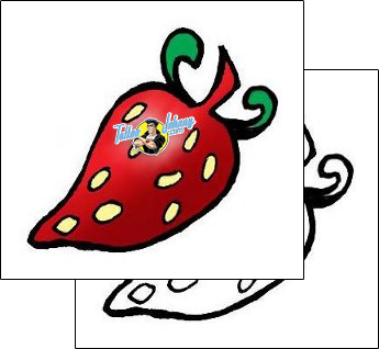 Strawberry Tattoo thf-00309