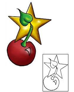 Cherry Tattoo Astronomy tattoo | THF-00337