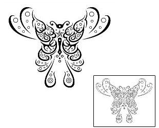 Butterfly Tattoo Insects tattoo | TKF-00001