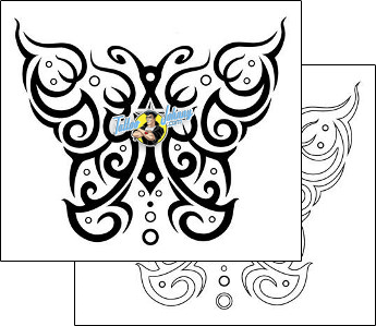 Butterfly Tattoo tribal-tattoos-jonapo-tkf-00020