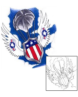 Patriotic Tattoo Miscellaneous tattoo | TLF-00009