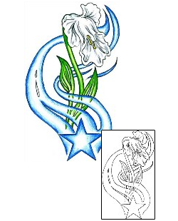 Lily Tattoo Plant Life tattoo | TLF-00128