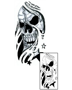 Torn Ripped Skin Tattoo Horror tattoo | TLF-00139