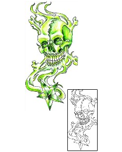Crossbones Tattoo Astronomy tattoo | TLF-00140