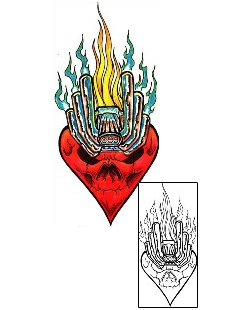 Fire – Flames Tattoo For Women tattoo | TLF-00168