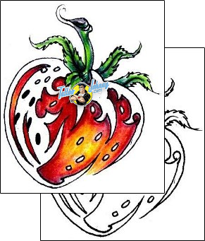 Strawberry Tattoo tmf-00048