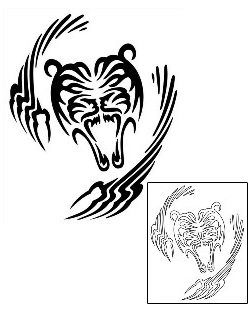 Tiger Tattoo Animal tattoo | TNF-00085