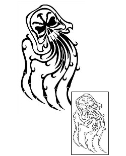 Squid Tattoo Marine Life tattoo | TNF-00102