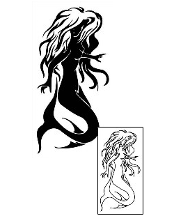 Mermaid Tattoo Mythology tattoo | TNF-00122