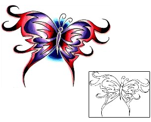 Butterfly Tattoo Insects tattoo | TOF-00014
