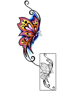Butterfly Tattoo Insects tattoo | TOF-00030