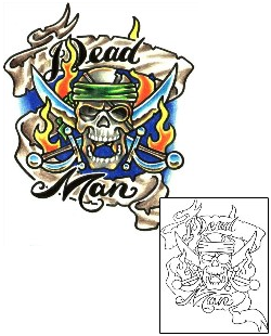 Pirate Tattoo Miscellaneous tattoo | TOF-00045