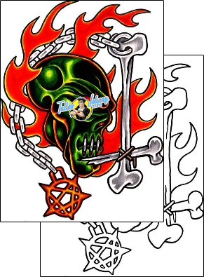 Evil Tattoo horror-monster-tattoos-toast-tof-00048