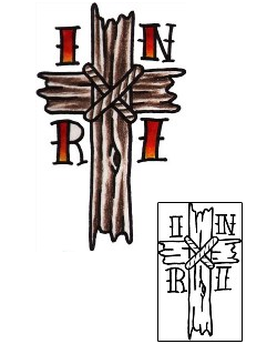 Cross Tattoo Religious & Spiritual tattoo | TOF-00074