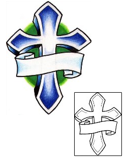 Cross Tattoo Religious & Spiritual tattoo | TOF-00099