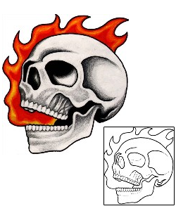 Skull Tattoo Miscellaneous tattoo | TOF-00103