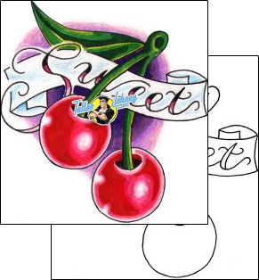 Cherry Tattoo for-women-cherry-tattoos-toast-tof-00106