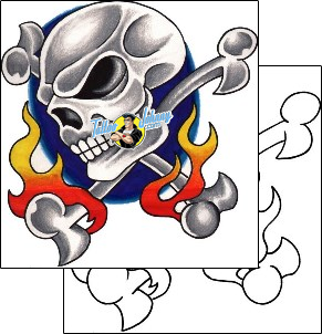 Skull Tattoo horror-skull-tattoos-toast-tof-00111