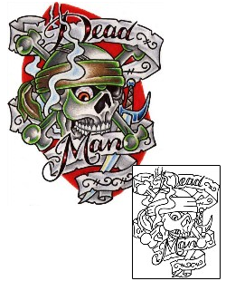 Crossbones Tattoo Miscellaneous tattoo | TOF-00115