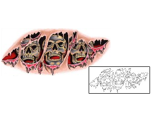 Horror Tattoo TOF-00121