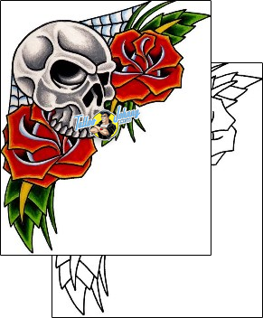 Skull Tattoo horror-skull-tattoos-toast-tof-00122
